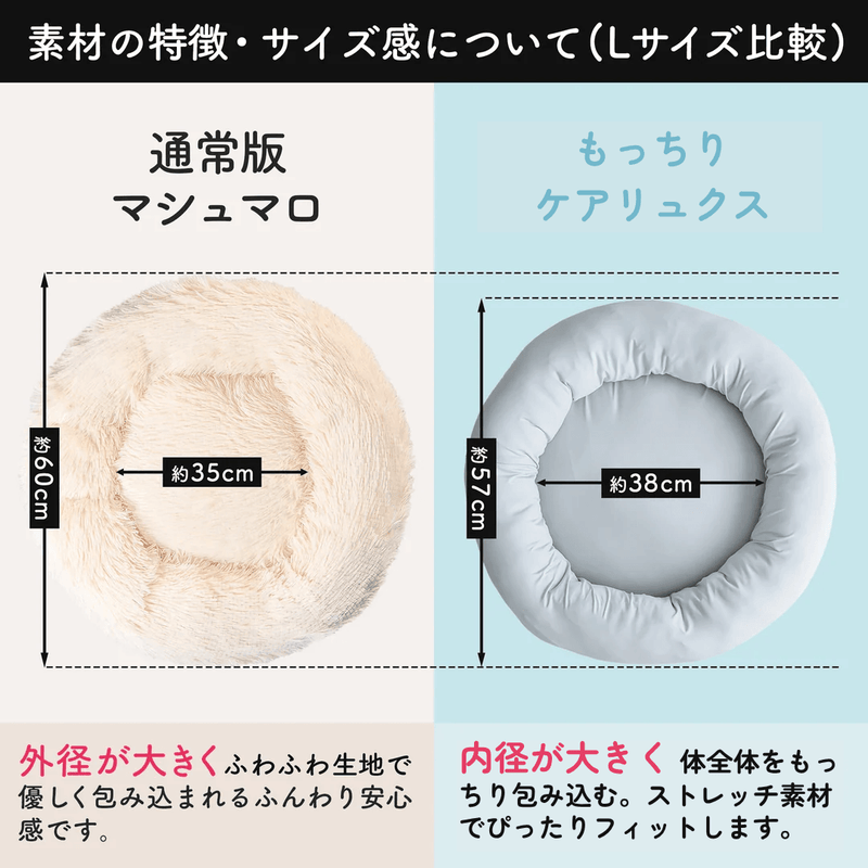 【北米進出記念特別価格】インディゴストライプ限定！もっちりマシュマロクッション　※発送は12月10日頃から順次