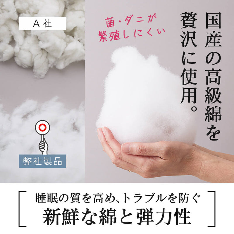 日本製】マシュマロクッションベッド(カバー型) | イチリンペット