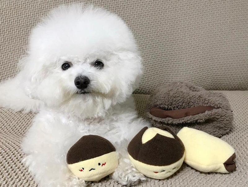「ボクは栗」Dog Nose Work Toy 【犬の知育玩具】-